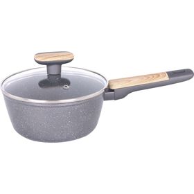 Ca&ccedil;arola com Cabo Alum&iacute;nio 18cm Tampa Ceramic Stone