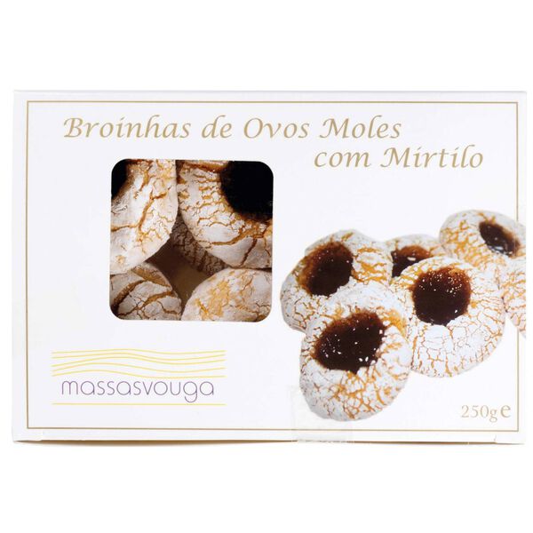 Broinhas de Ovos Moles com Mirtillo Massas Vouga