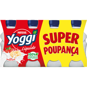 Iogurte Líquido Morango e Banana Yoggi