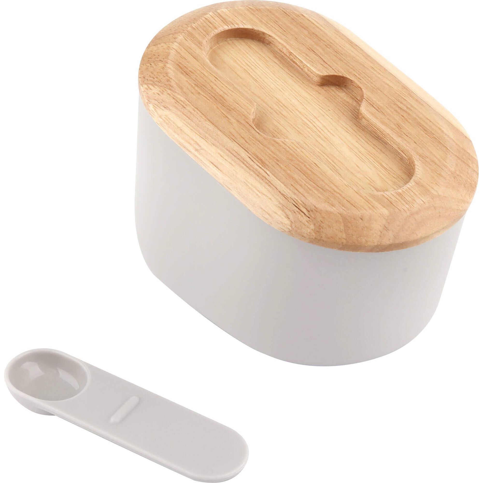 Saleiro e A&ccedil;ucareiro com Colher Kasa