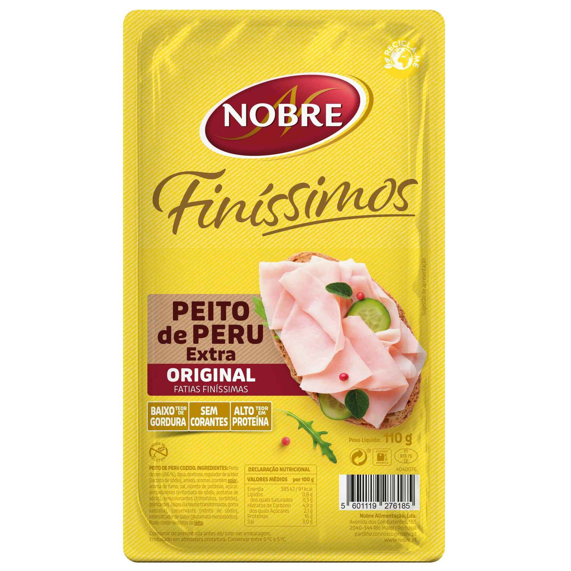 Fiambre de Peito de Peru Extra Fatias Finas Fiambre de Peito de Peru Extra Fatias Finas