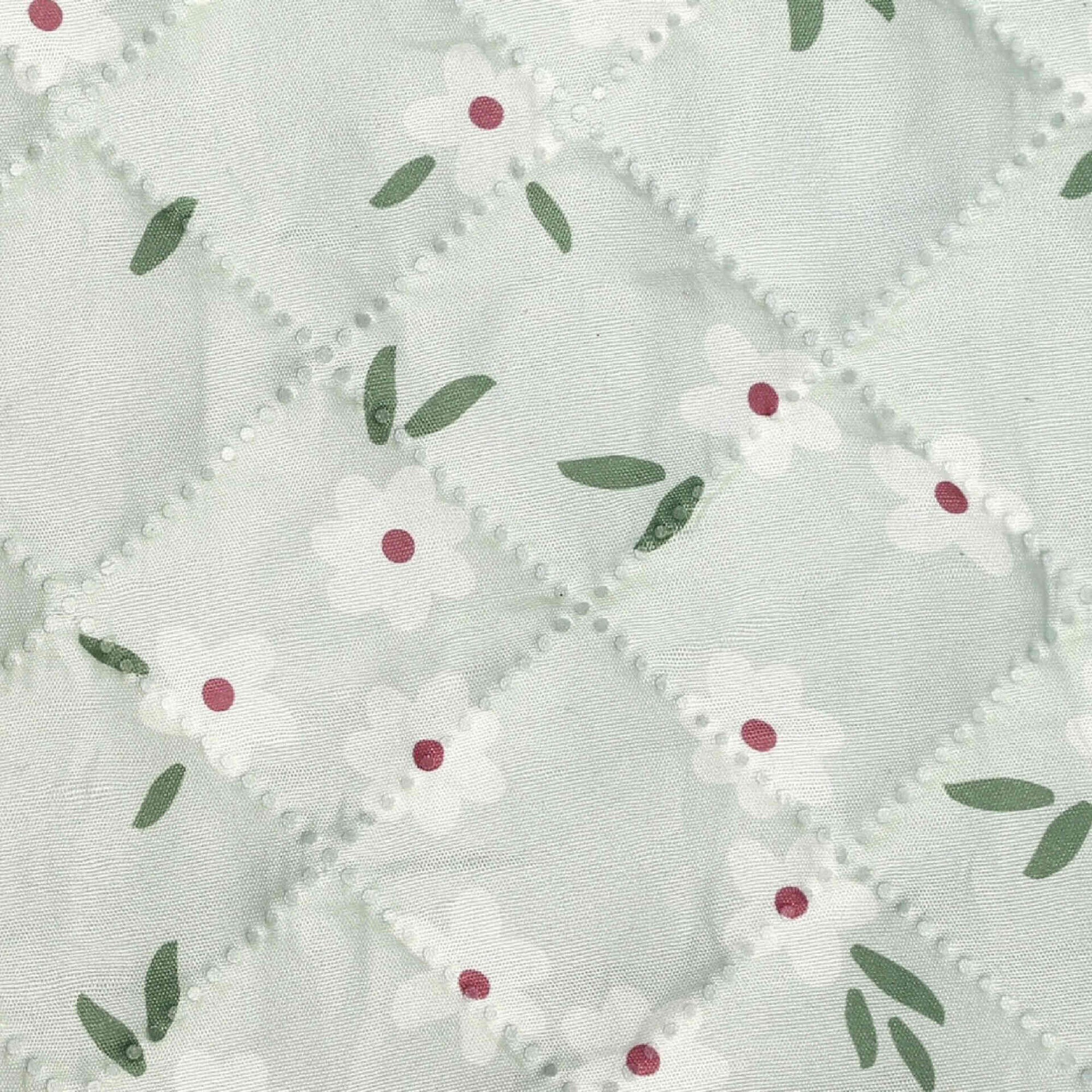 Colcha Flores Verde Kasa