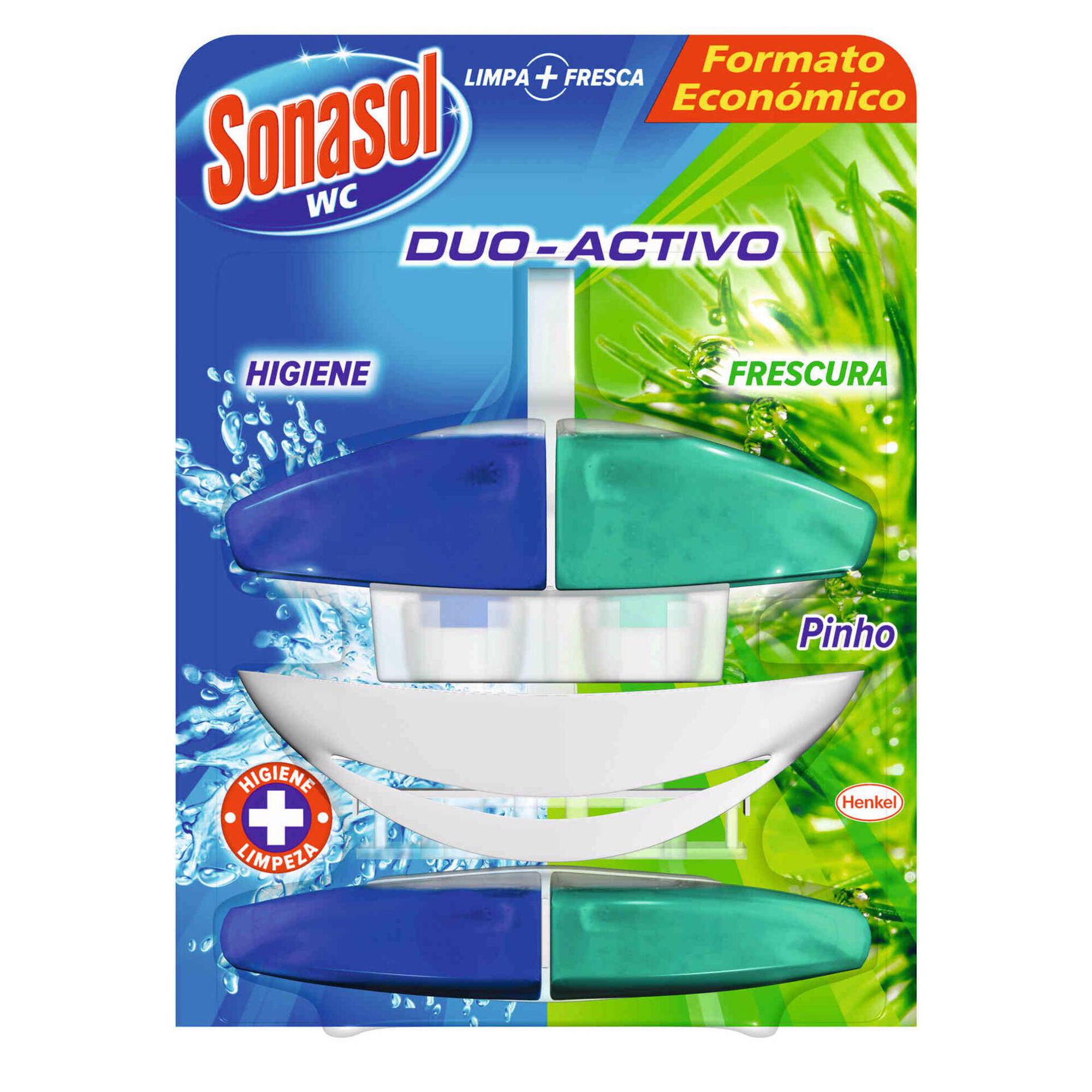 Bloco Sanitário Duo Activo Pinho com Recarga Bloco Sanitário Duo Activo Pinho com Recarga
