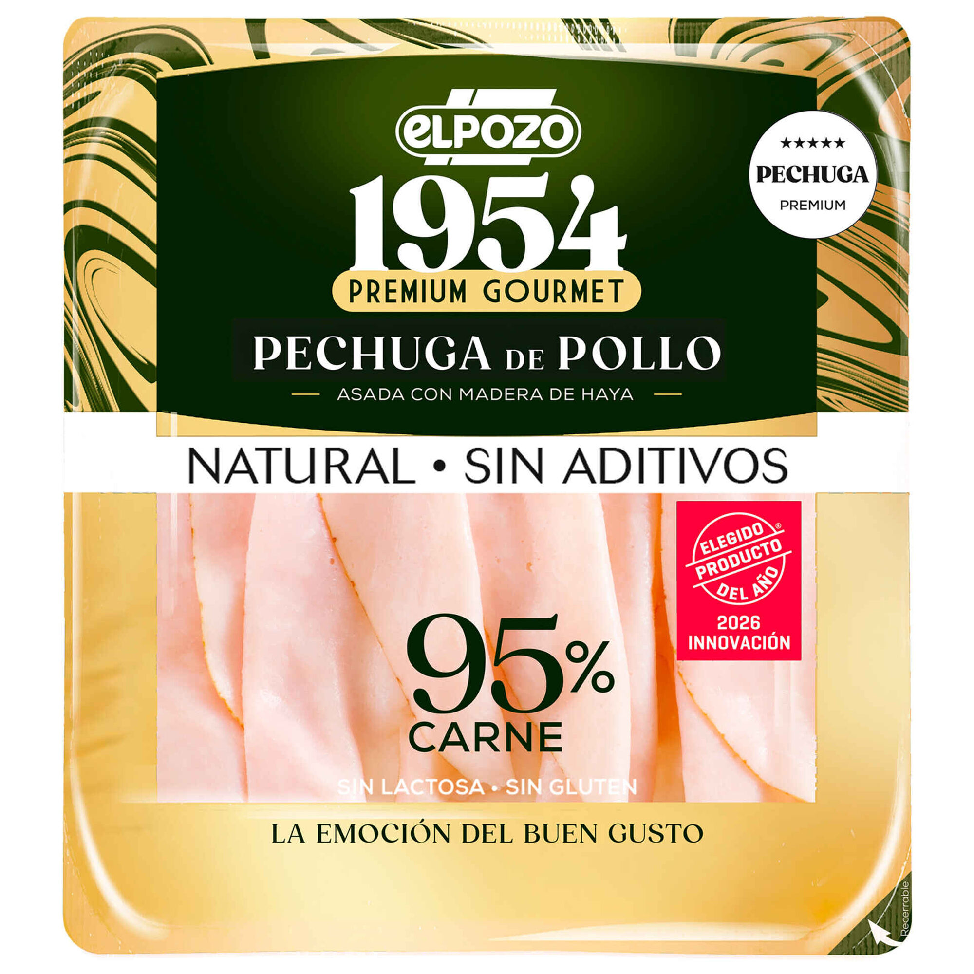 Fiambre de Peito de Frango Fatiado Sem Aditivos Elpozo