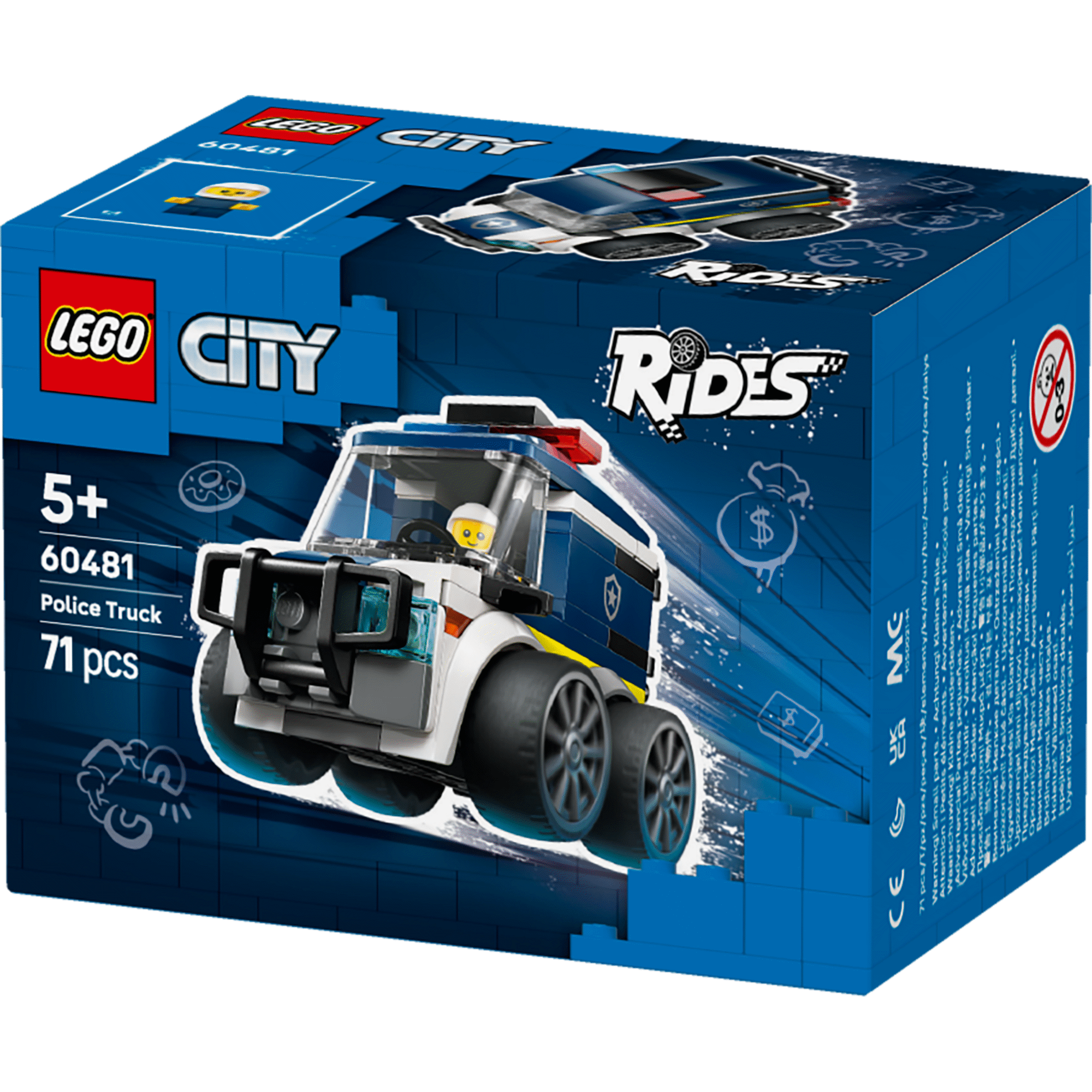 LEGO City - Ve&iacute;culos &ndash; Cami&atilde;o da Pol&iacute;cia - 60481