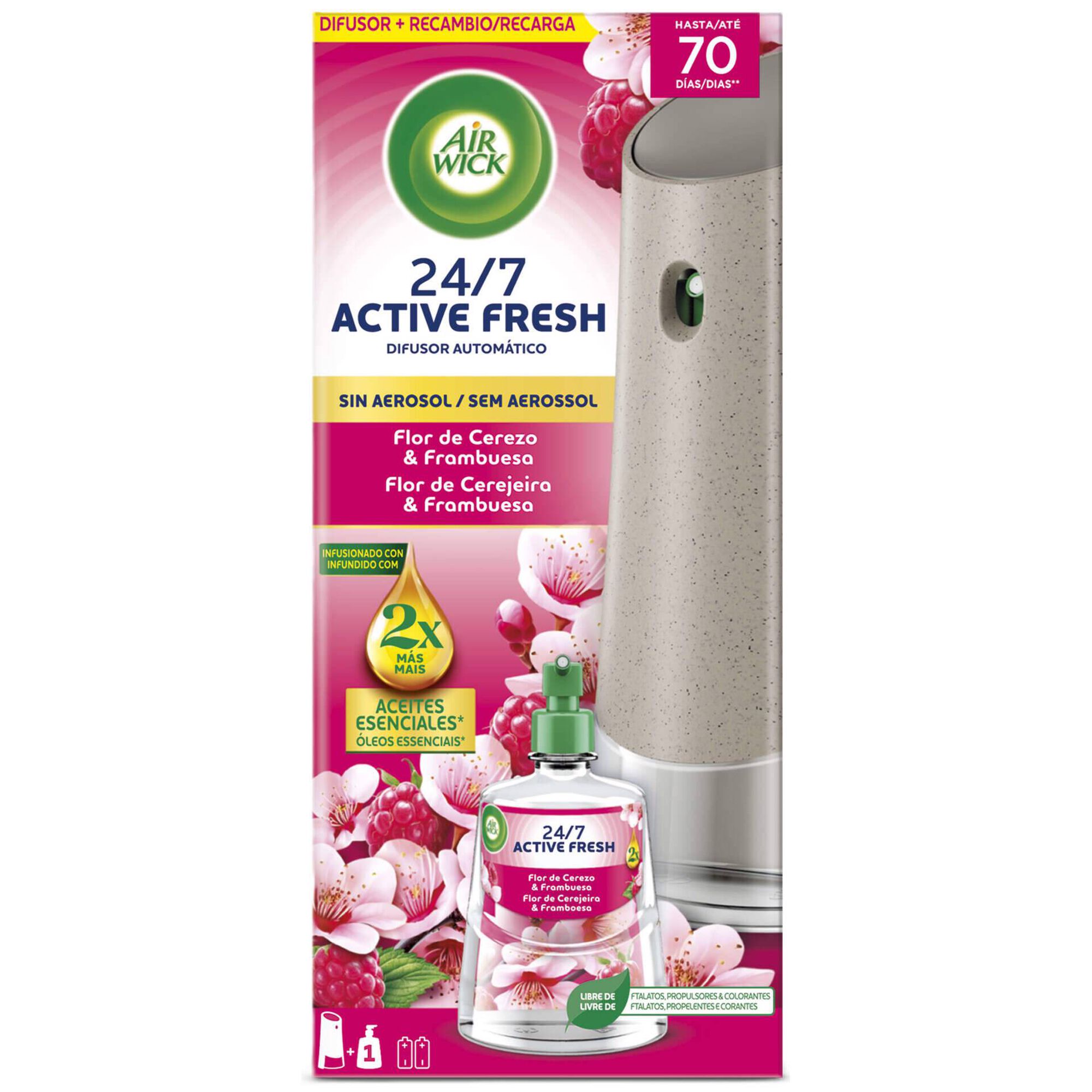 Ambientador Difusor Active Fresh Flor de Cerejeira