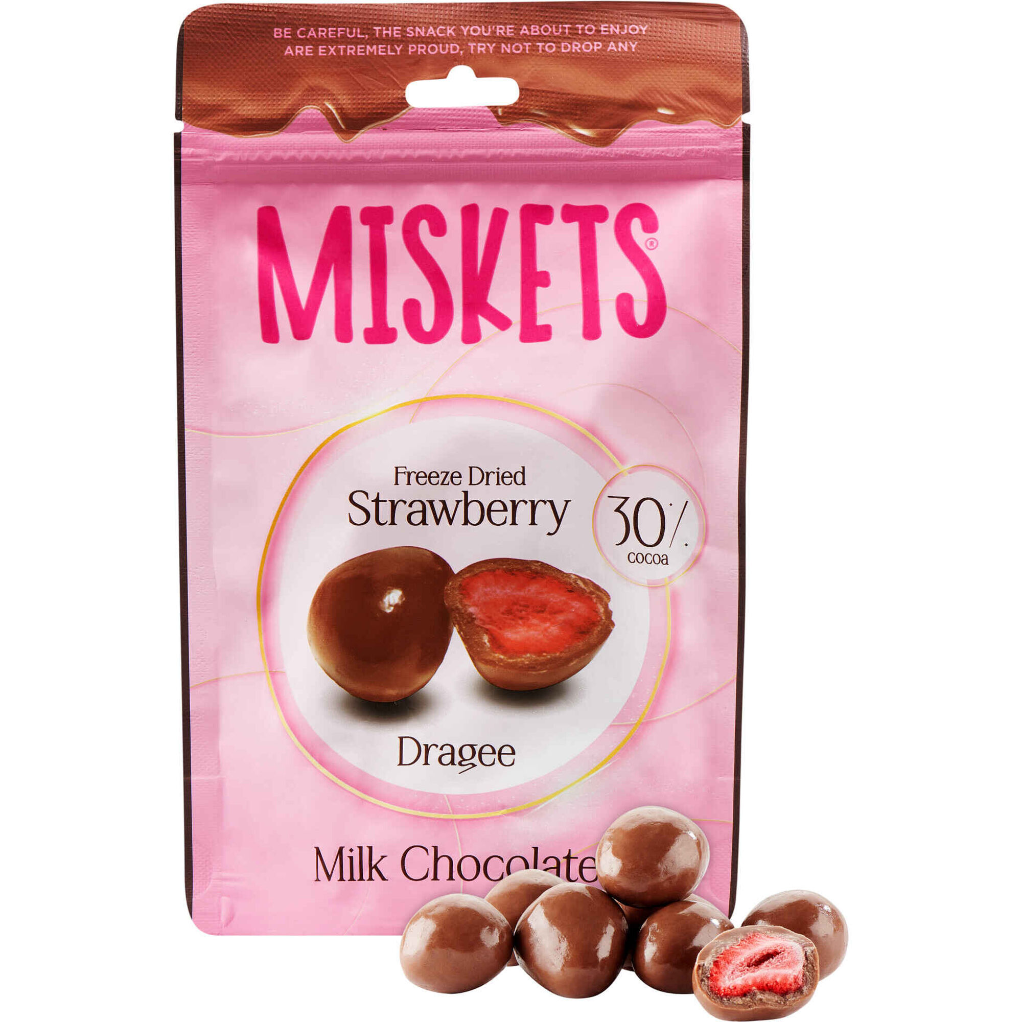 Miskets de Morango com Chocolate