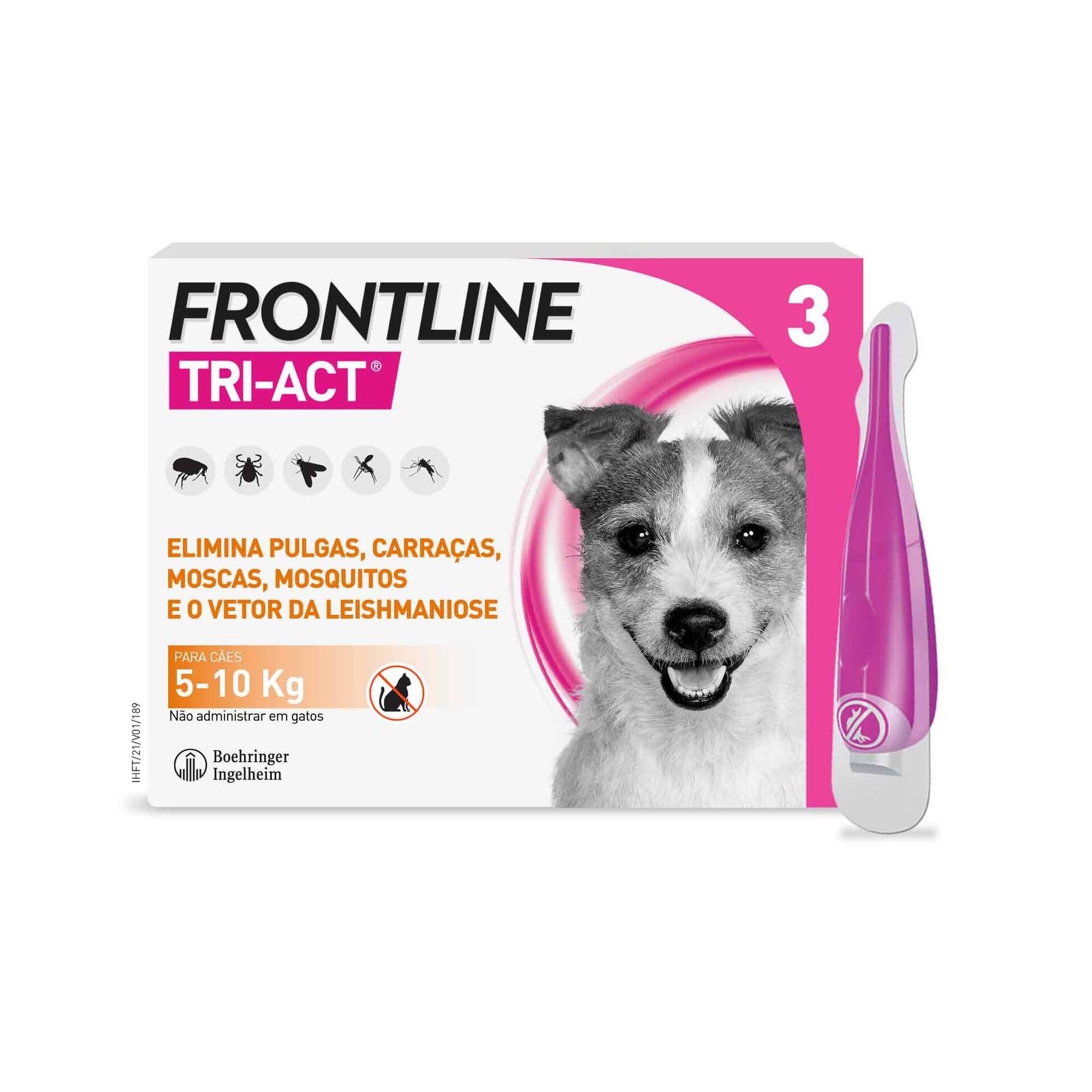Desparasitante Externo para Cão S Pipeta 5 - 10kg Desparasitante Externo para Cão S Pipeta 5 - 10kg