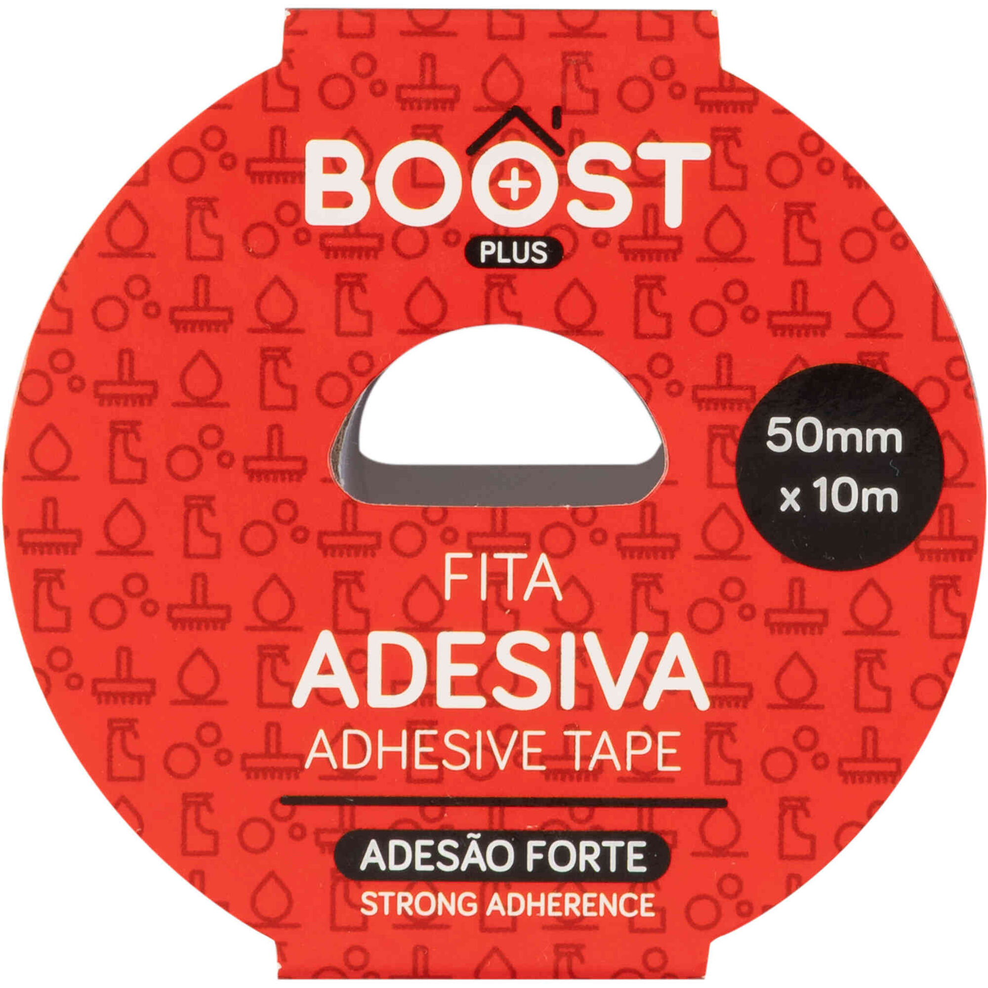 Fita Americana Cinza 10mx50mm Boost