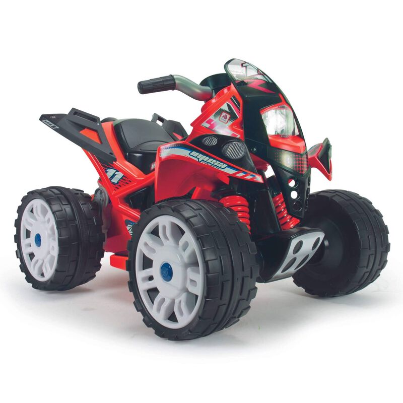 Injusa - Moto 4 Elétrica The Beast 12V Vermelho