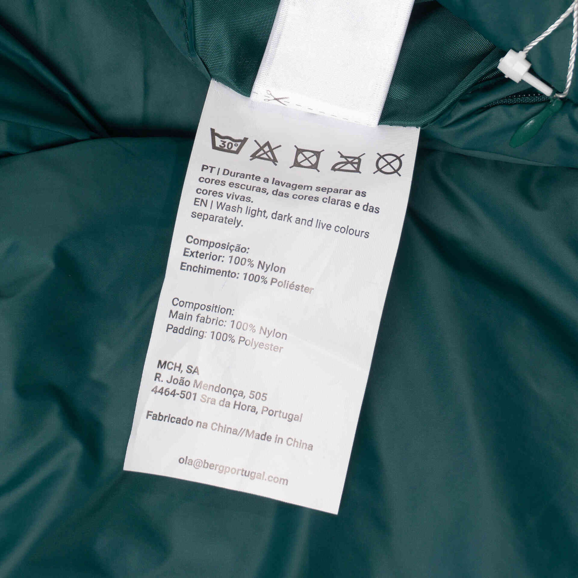 Cachecol Puffer Teal Berg