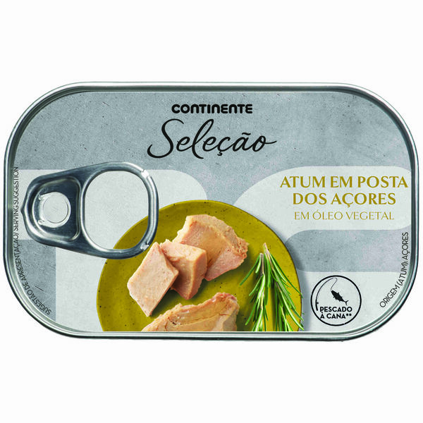Atum dos Açores Posta em Óleo Continente Seleção