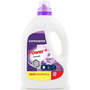 Detergente Máquina Roupa Líquido Power+ Lavanda Pack Poupança Continente