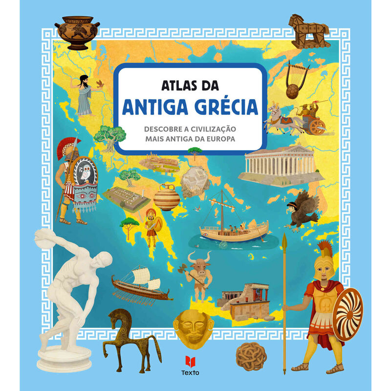 Atlas da Antiga Grécia de Tomáš Tuma e Oldrich Ruzicka