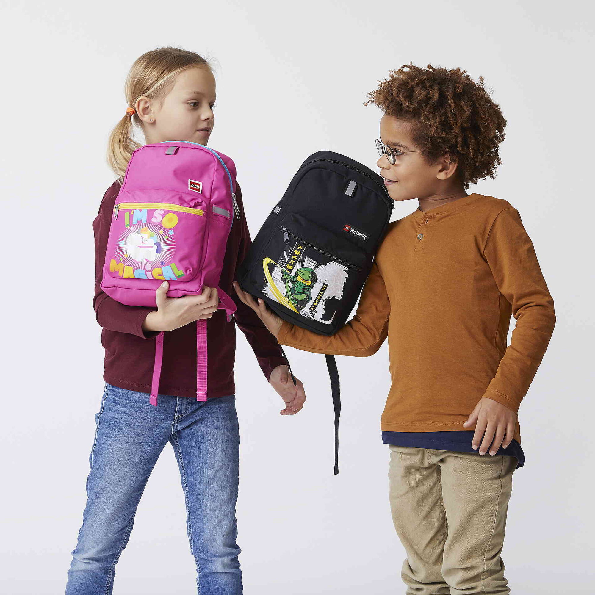 Mochila Preta e Verde Lloyd