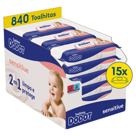 Box Toalhitas Beb&eacute; Sensitive Dodot