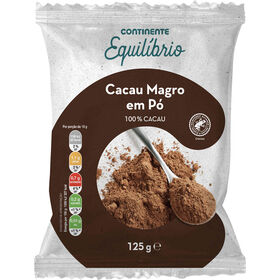 Cacau Magro em P&oacute; Continente Equil&iacute;brio