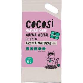 Areia Absorvente Aglomerante Vegetal Tofu Aroma Natural Cocosi