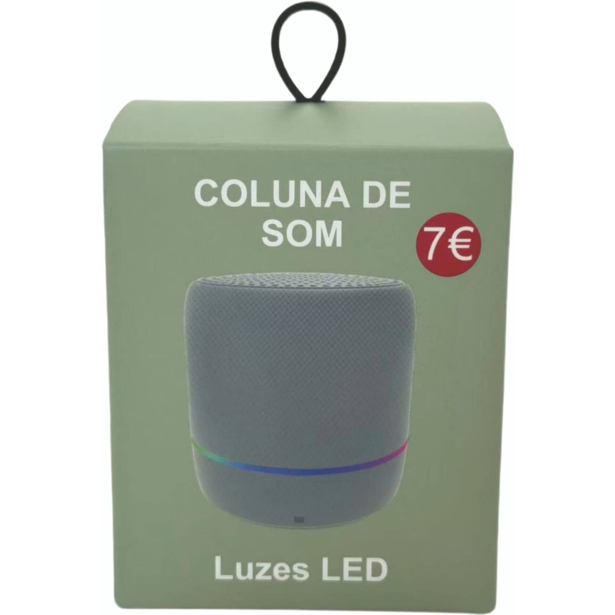 Coluna de Som Bluetooth Verde Fusion Bazar&atilde;o
