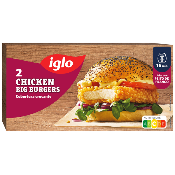 Hambúrguer de Frango Iglo Take Away