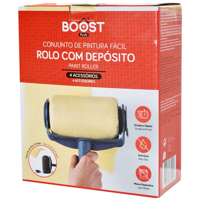 Rolo de Pintura com Depósito Boost