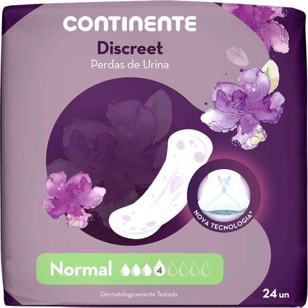 Pensos Incontinência Discreet Normal Continente