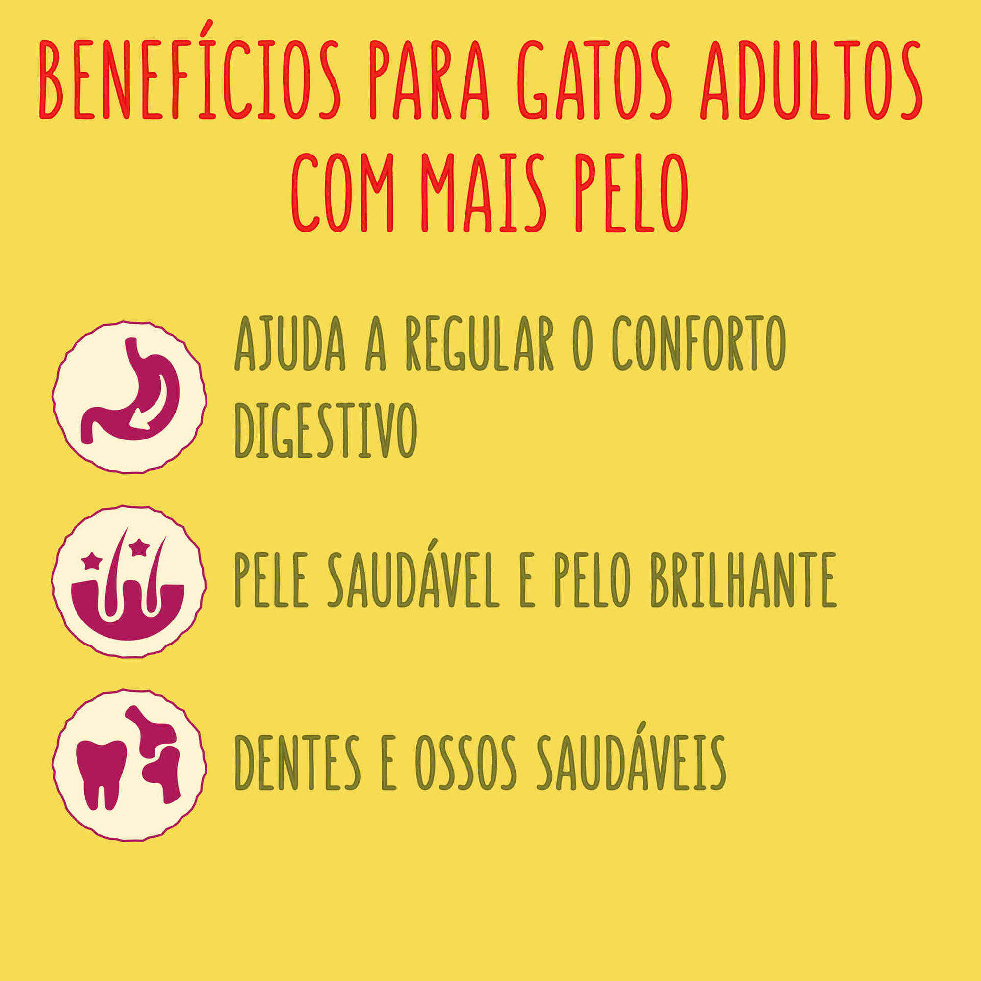 Ra&ccedil;&atilde;o para Gato Adulto Bolas de Pelo Frango, Peru e Legumes Purina Friskies