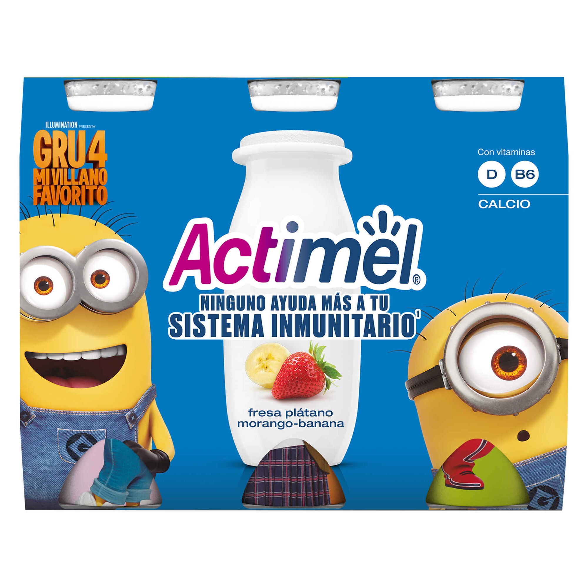 Iogurte Líquido Morango e Banana Infantil Iogurte Líquido Morango e Banana Infantil
