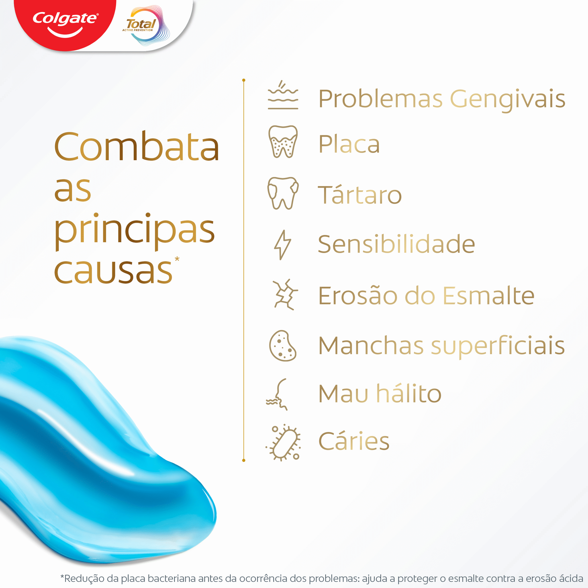 Pasta de Dentes Proteção Total Branqueadora