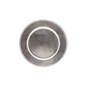 Prato Marcador 33cm Prateado