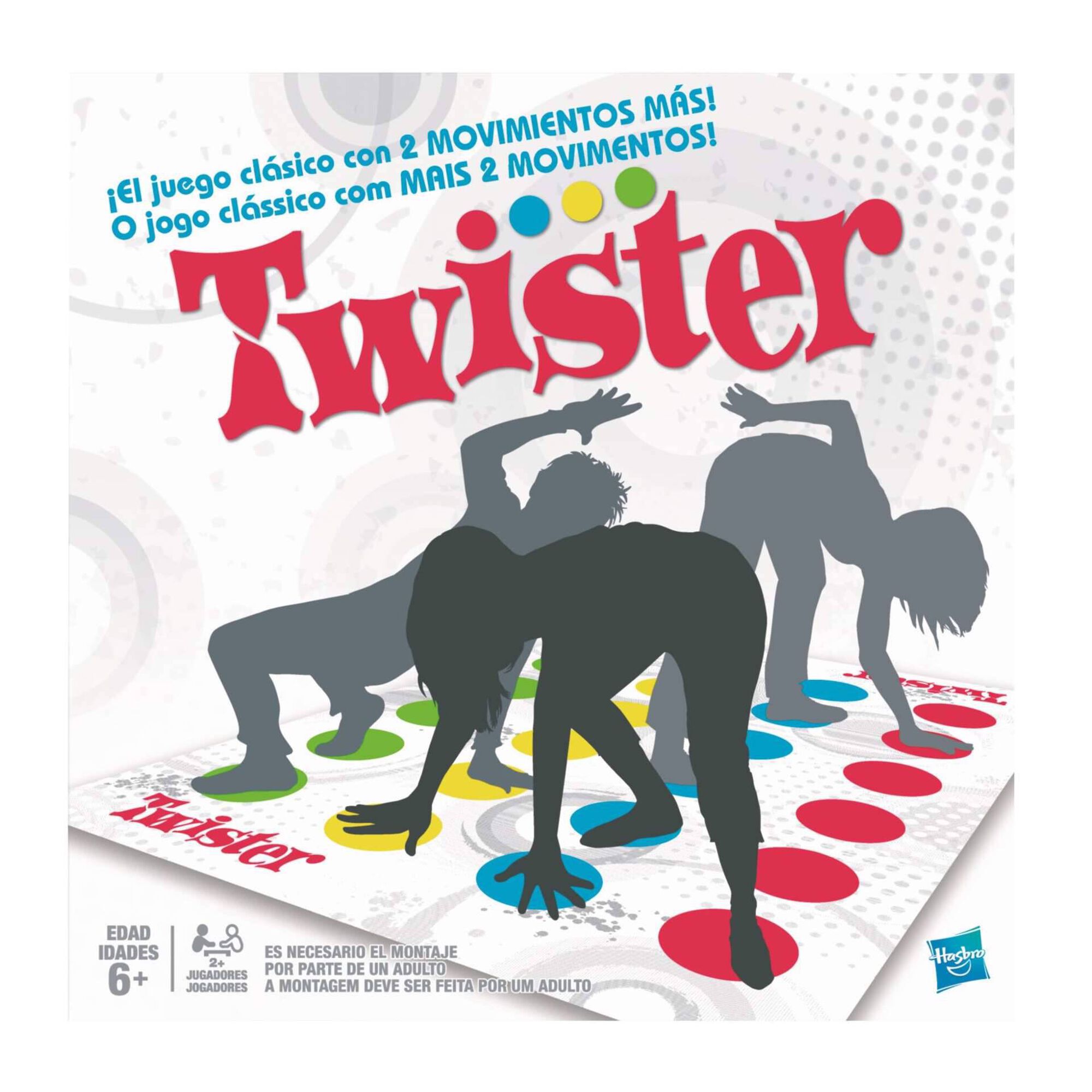 Jogo Infantil HASBRO GAMES Twister Junior (Idade Mínima Recomendada: 3 anos)