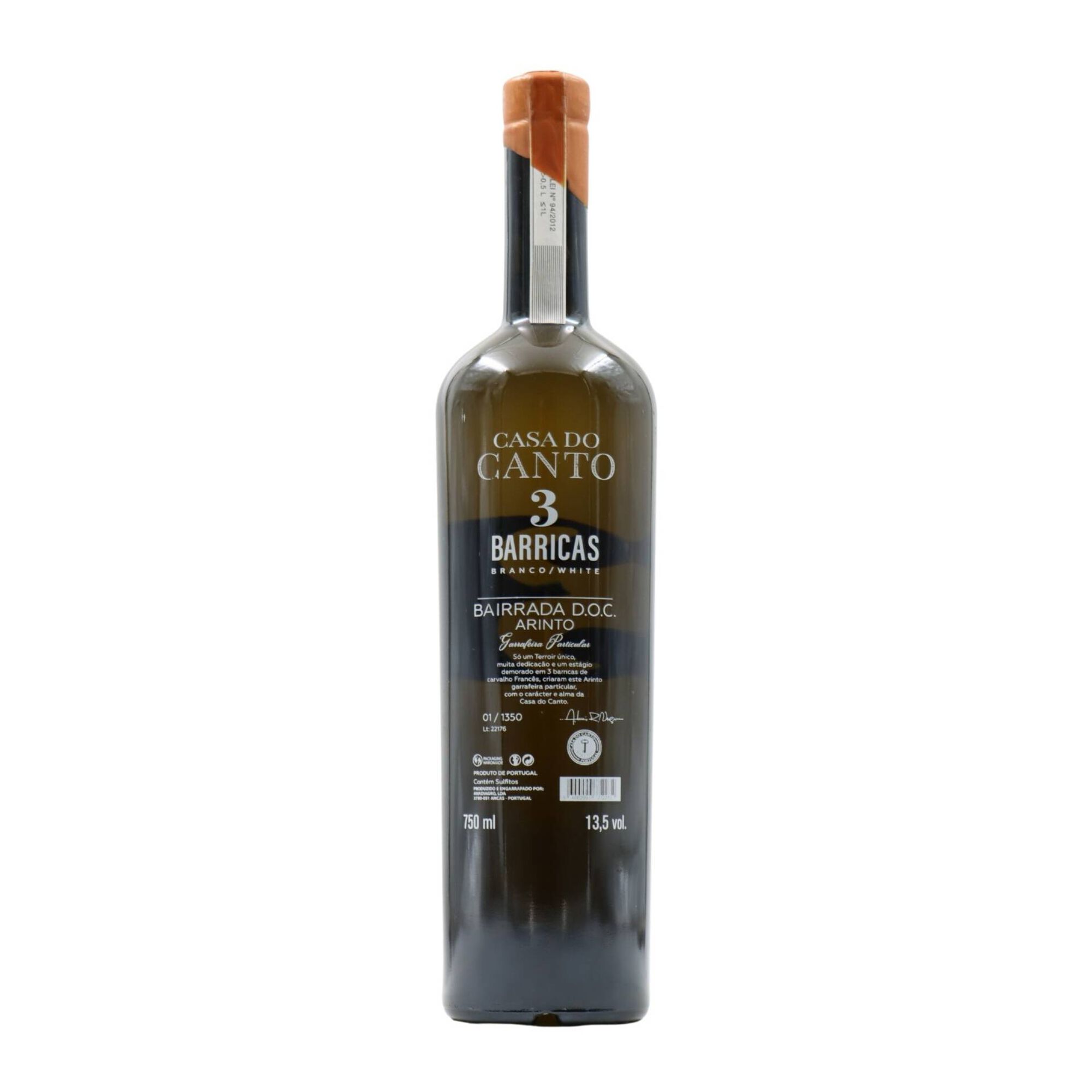 Casa Do Canto 3 Barricas Bairrada Vinho Branco