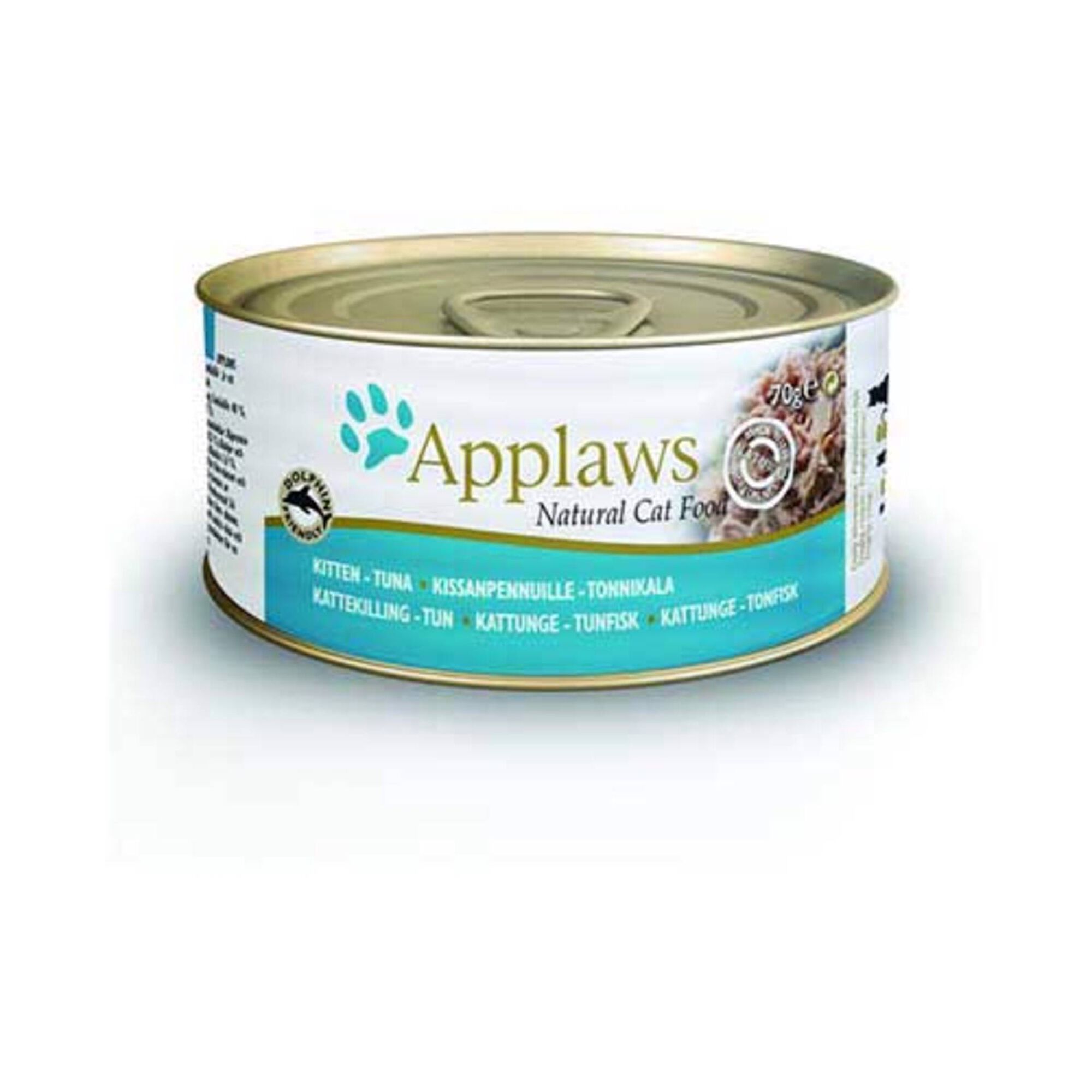 Comida H&uacute;mida para Gato J&uacute;nior Atum Applaws