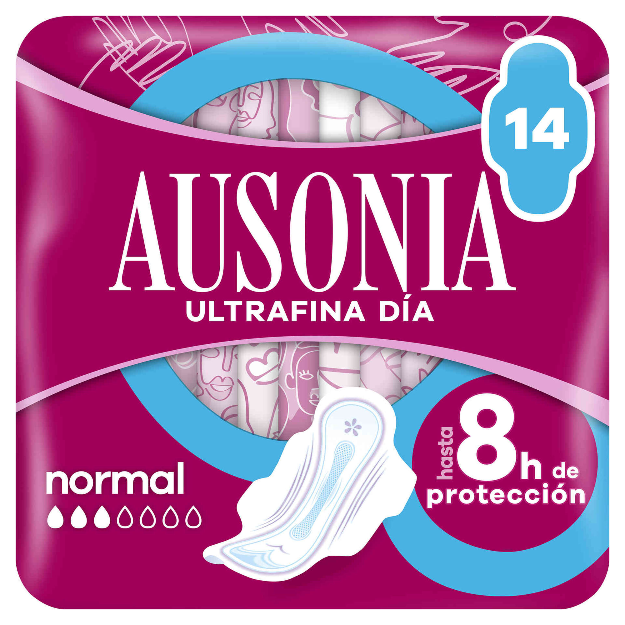 Pensos Higiénicos Ultrafina Normal com Abas