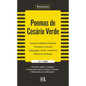 Resumos: Poemas de  - 11.&ordm; Ano de Ces&aacute;rio Verde