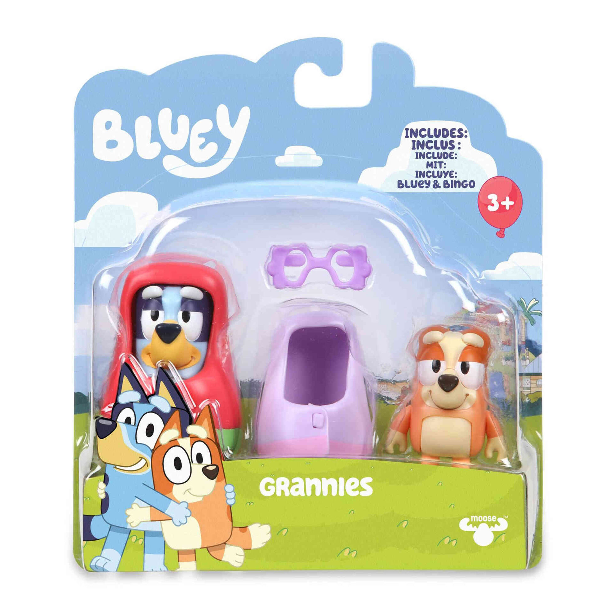 Pack 2 Figuras Bluey (v&aacute;rios modelos)