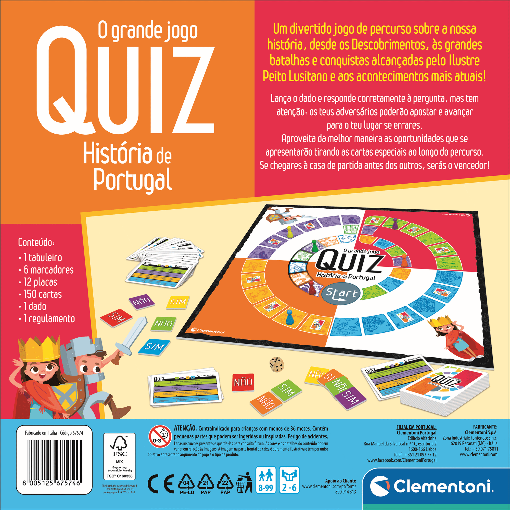 Ganh'ao S'tor - Quiz Matemática - Quiz Geografia - Quiz História de  Portugal (Sortido)