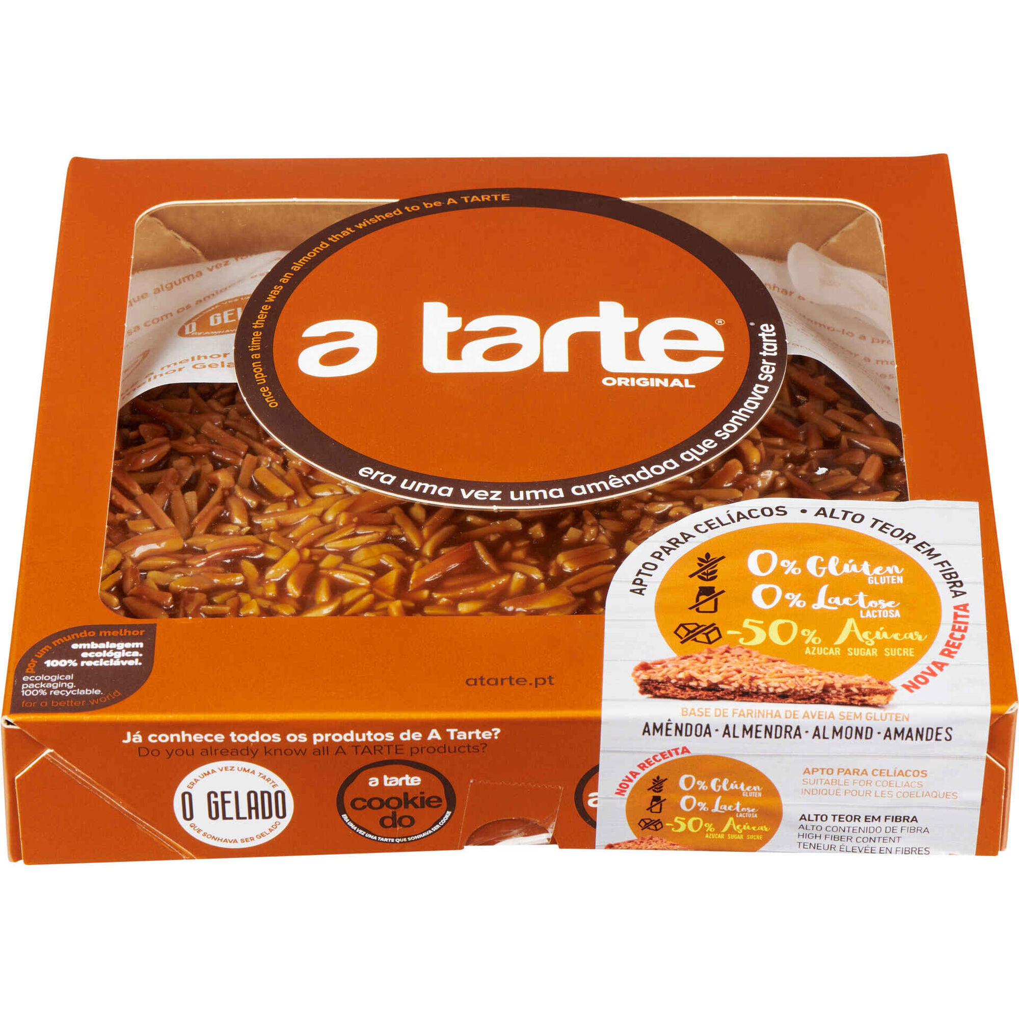 Tarte de Am&ecirc;ndoa sem Gl&uacute;ten A Tarte