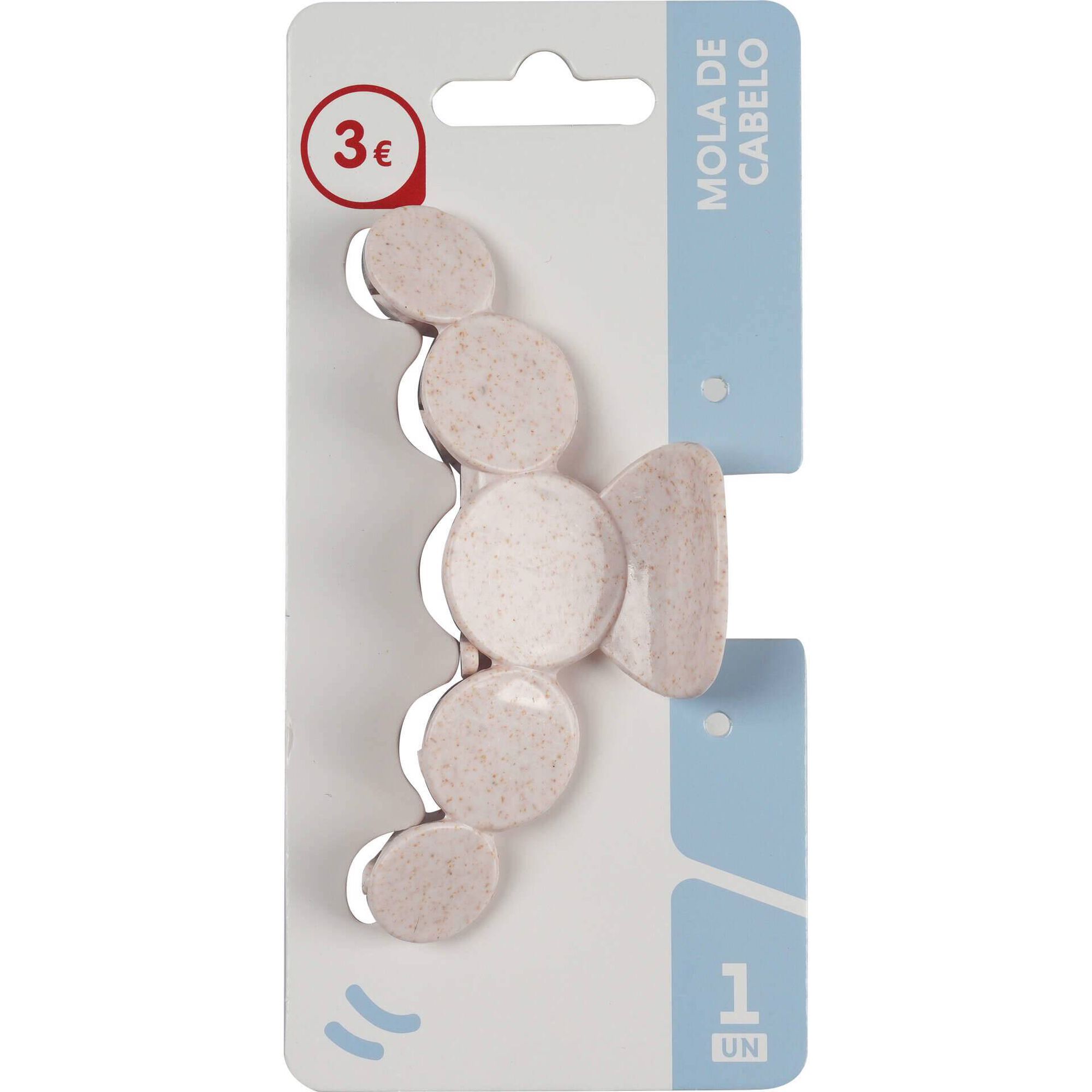 Mola de Cabelo Bege Bazar&atilde;o