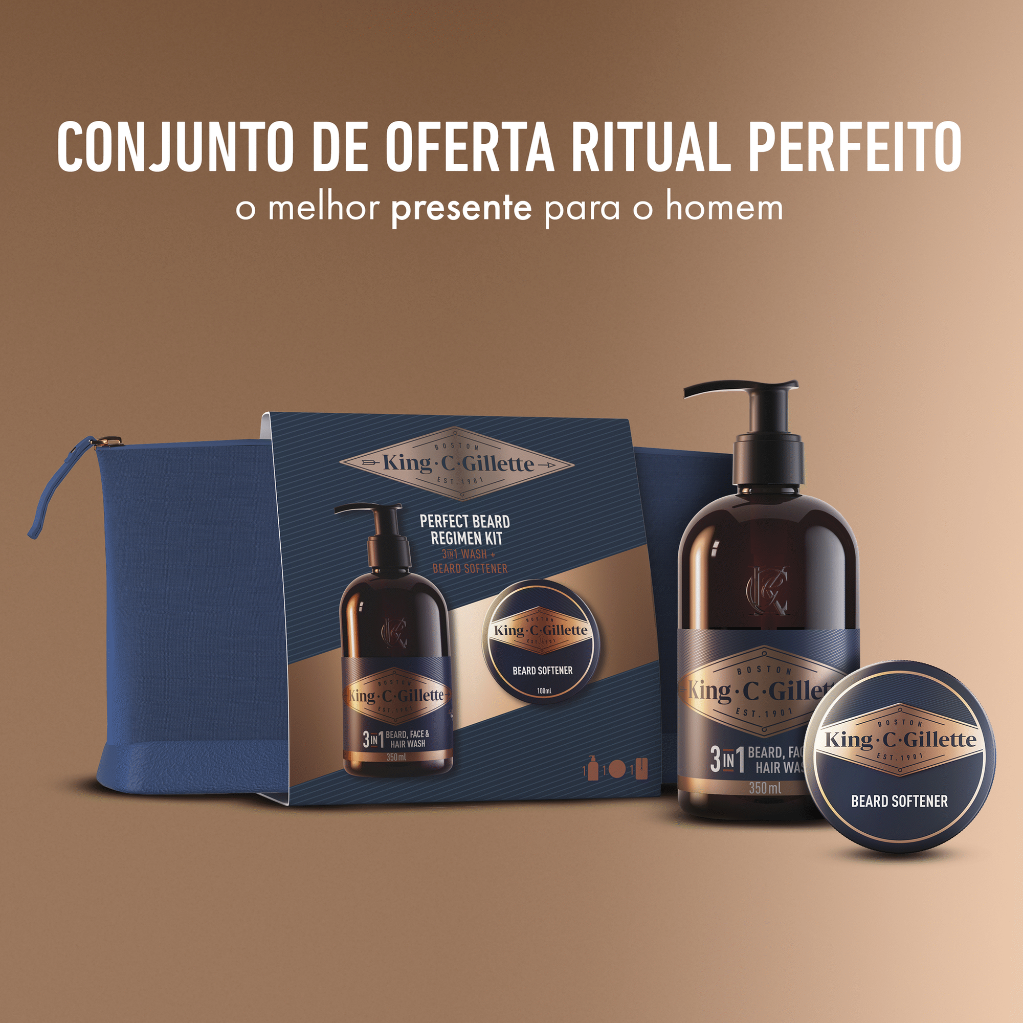 Coffret Lavagem 3 em 1 Barba