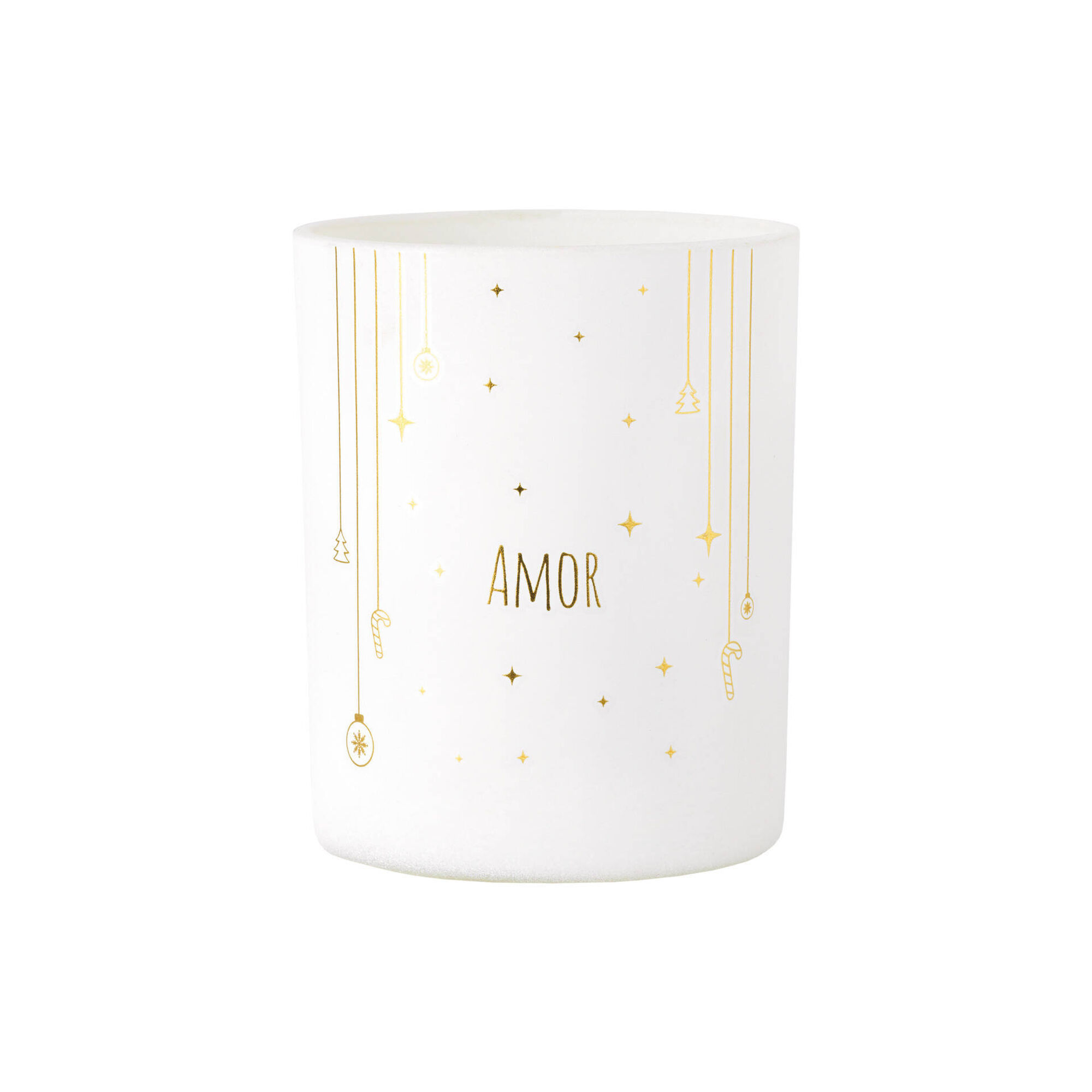 Vela em Copo 165g Branca Amor