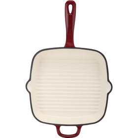 Grelhador Antiaderente Ferro Fundido 28cm Vermelho Grelhador Antiaderente Ferro Fundido 28cm Vermelho