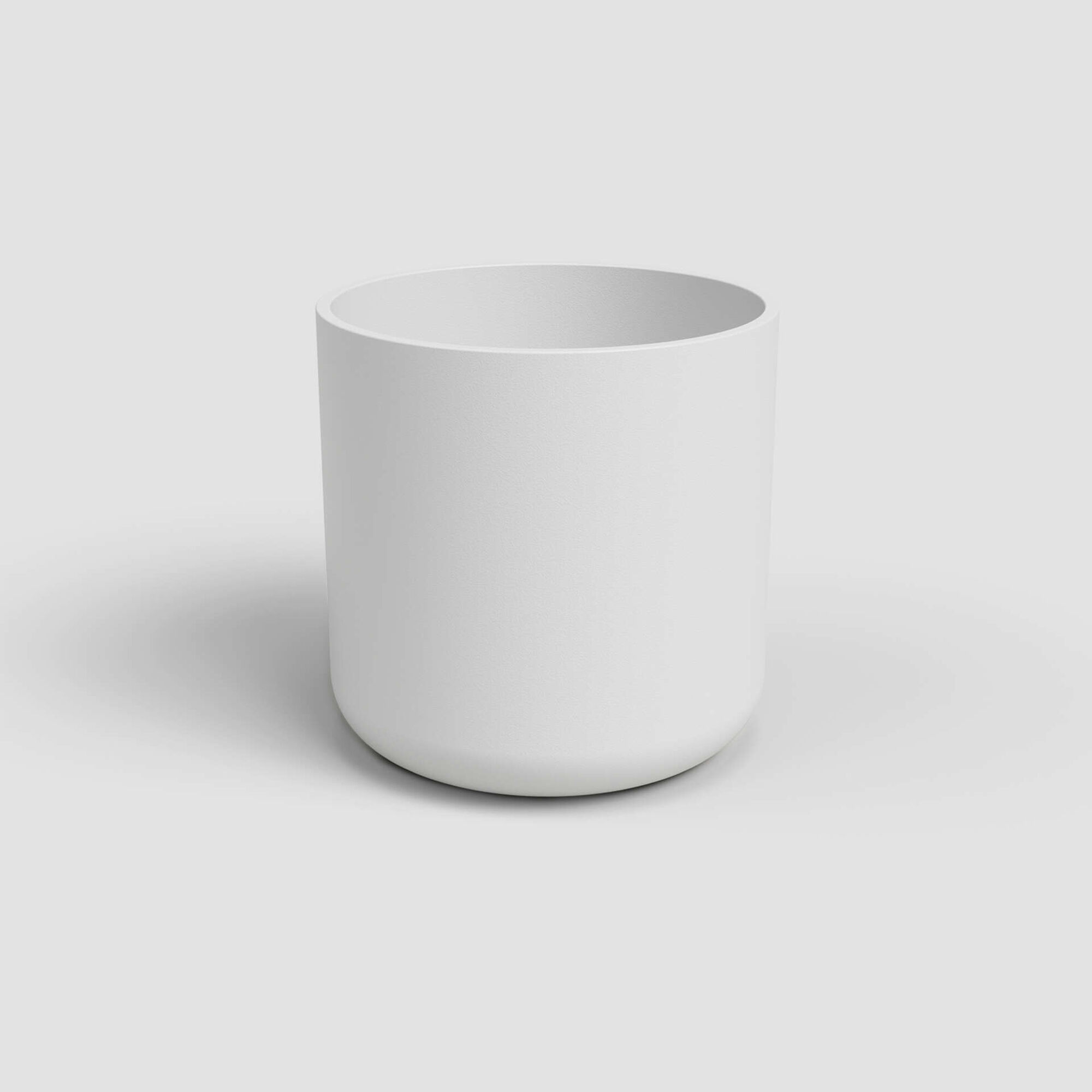 Vaso Redondo Juno 12 cm Branco Artevasi