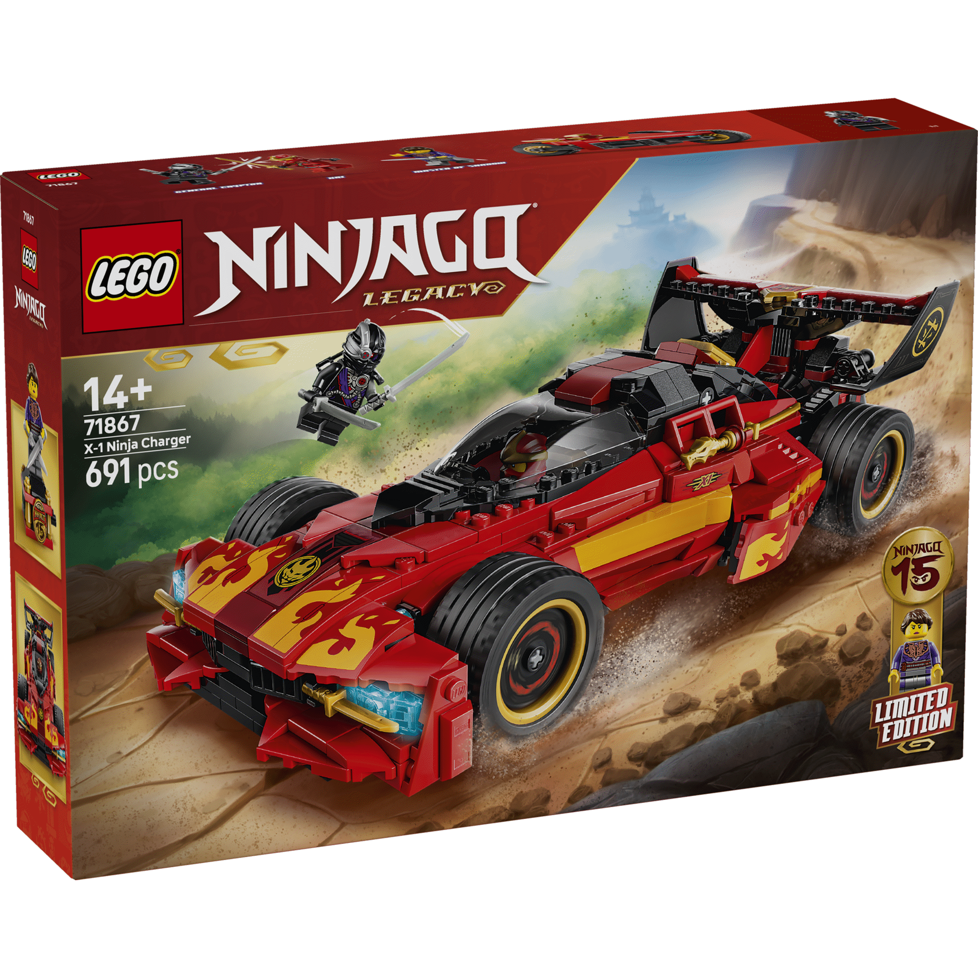 LEGO Ninjago - X-1 Ninja Charger &ndash; 15.&ordm; Anivers&aacute;rio - 71867