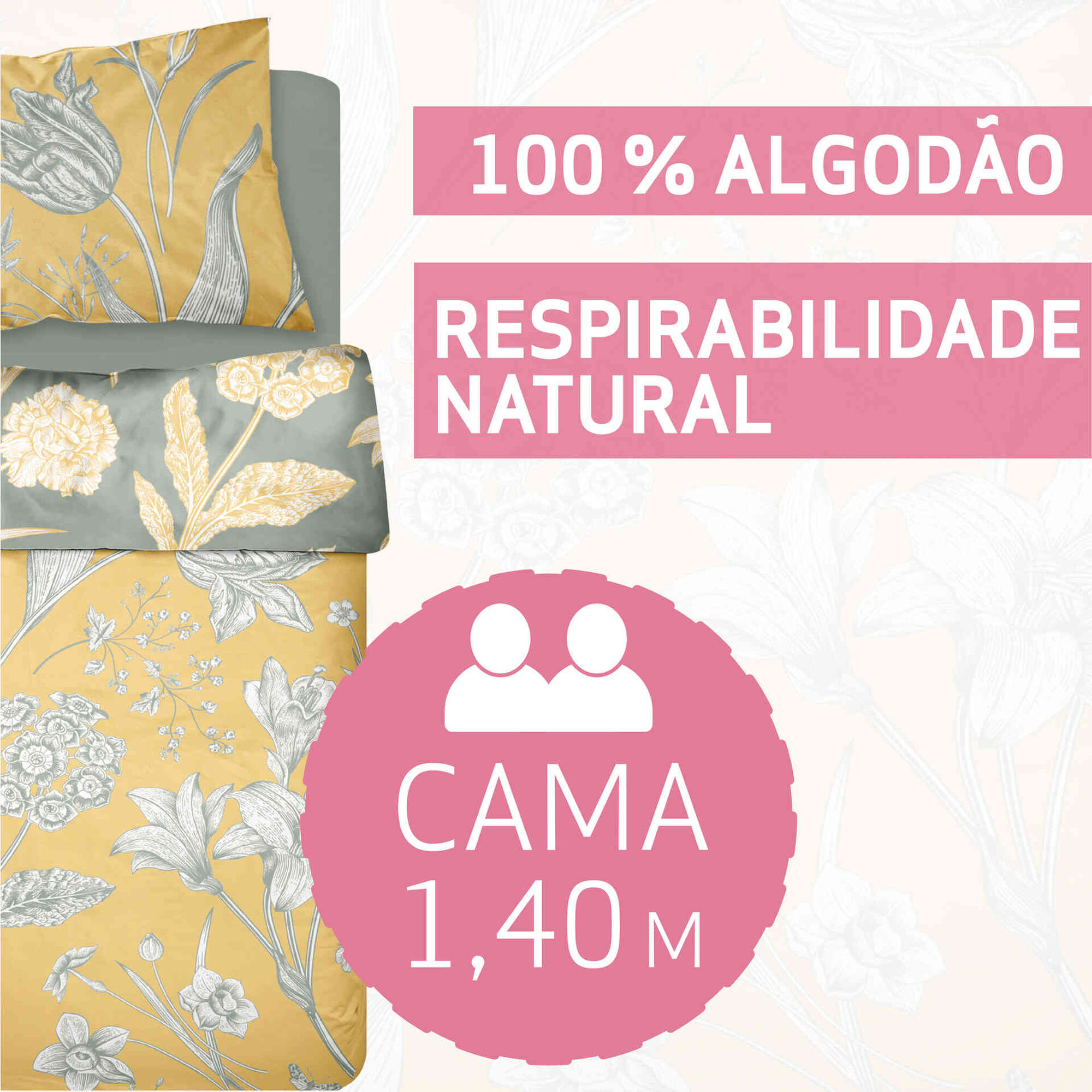 Conjunto Lençóis Algodão