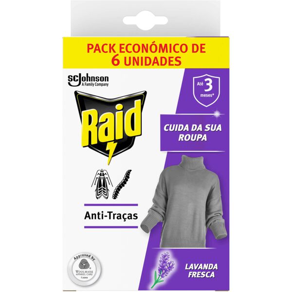 Inseticida Anti-Traça Gel Lavanda Raid