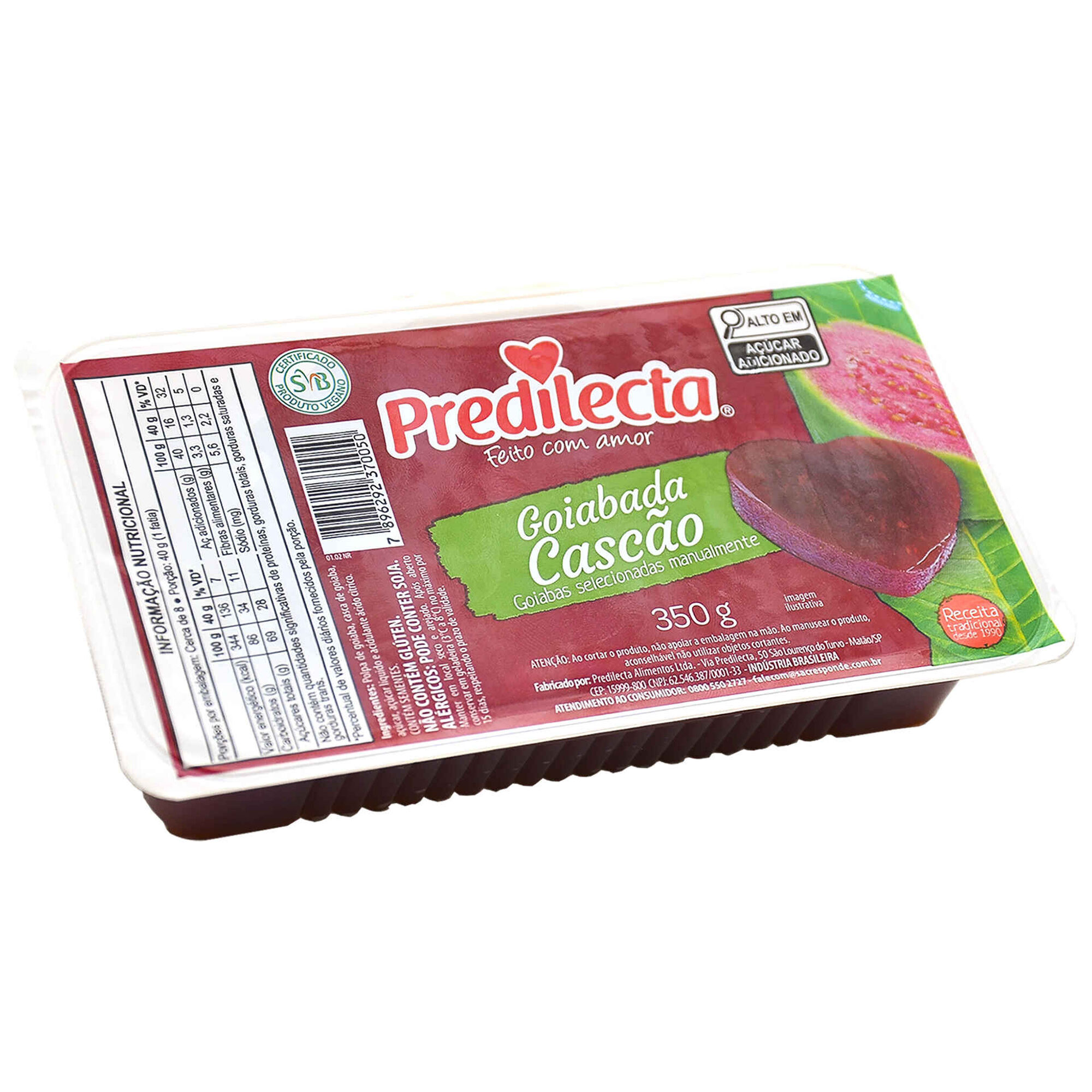 Goiabada Cascão sem Glúten Goiabada Cascão sem Glúten