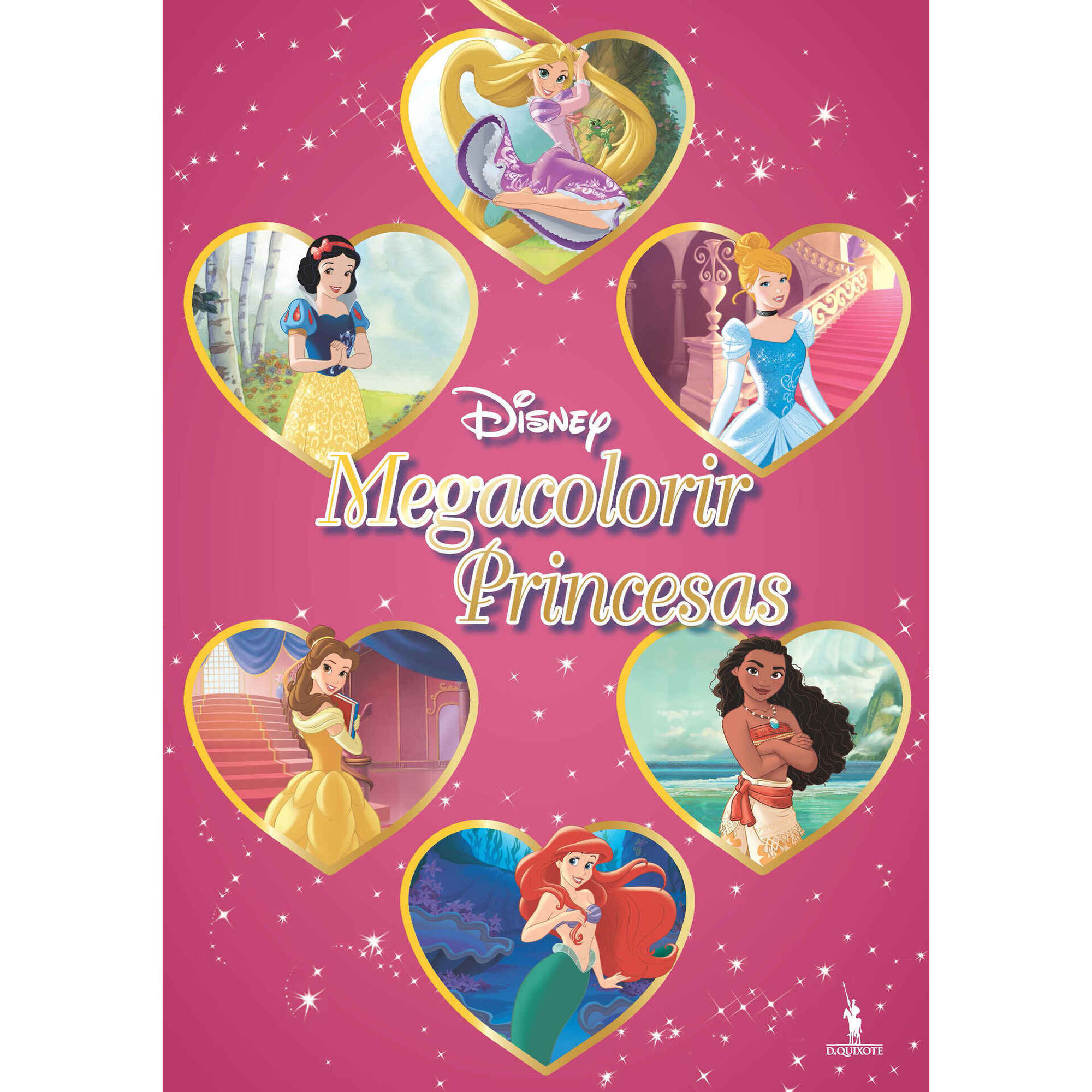 Livro Para Colorir Disney Princesa Arte E Cor Com 36 Folhas