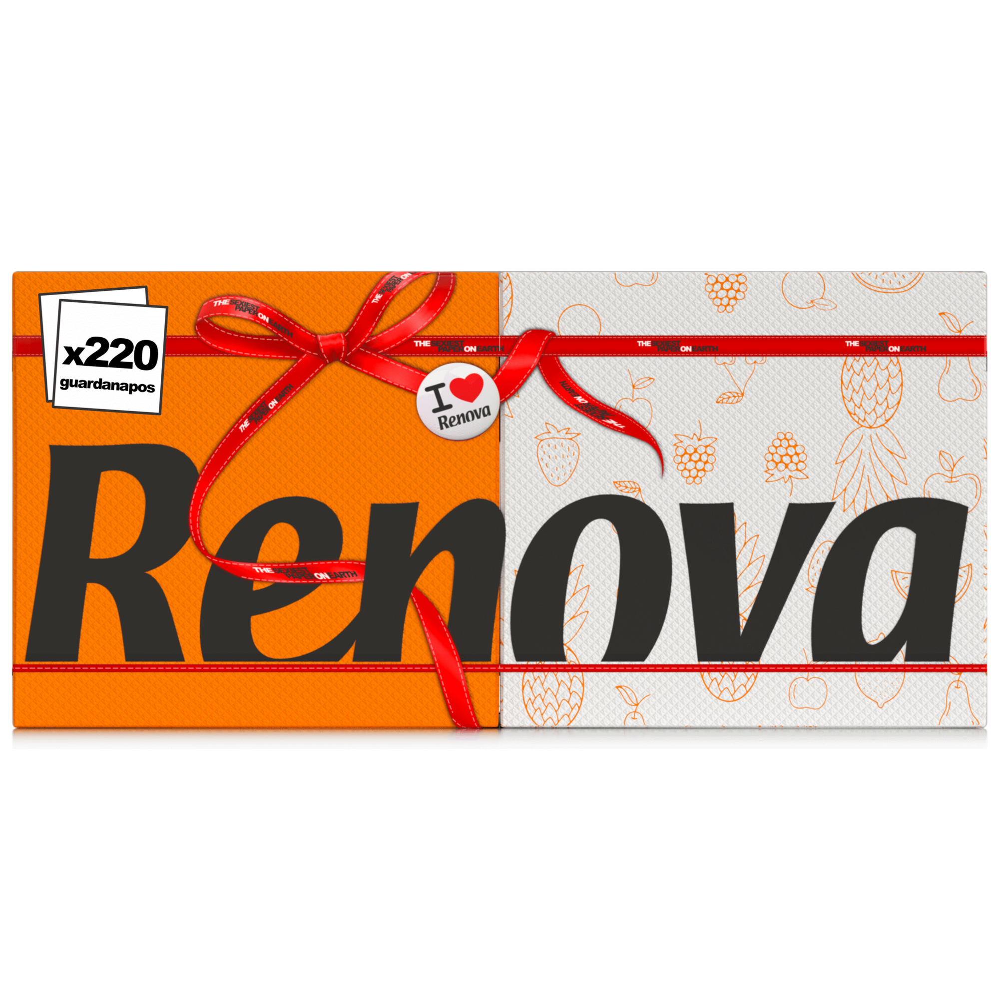 Guardanapos 1 Folha Red Label Decorado