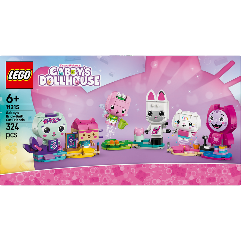 LEGO Gabby's Dollhouse - Amigos Gatinhos Construídos com Peças da Gabby - 11215